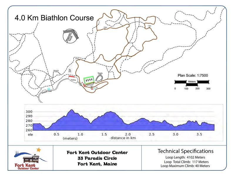 4.0 Km Biathlon Course